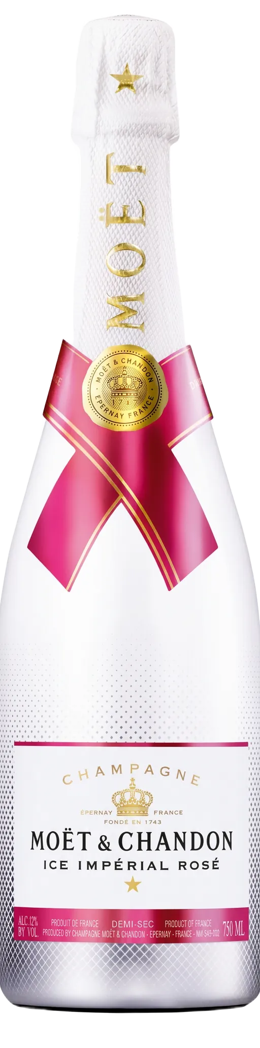 Bottiglia di Moët & Chandon Ice Impérial Rosé